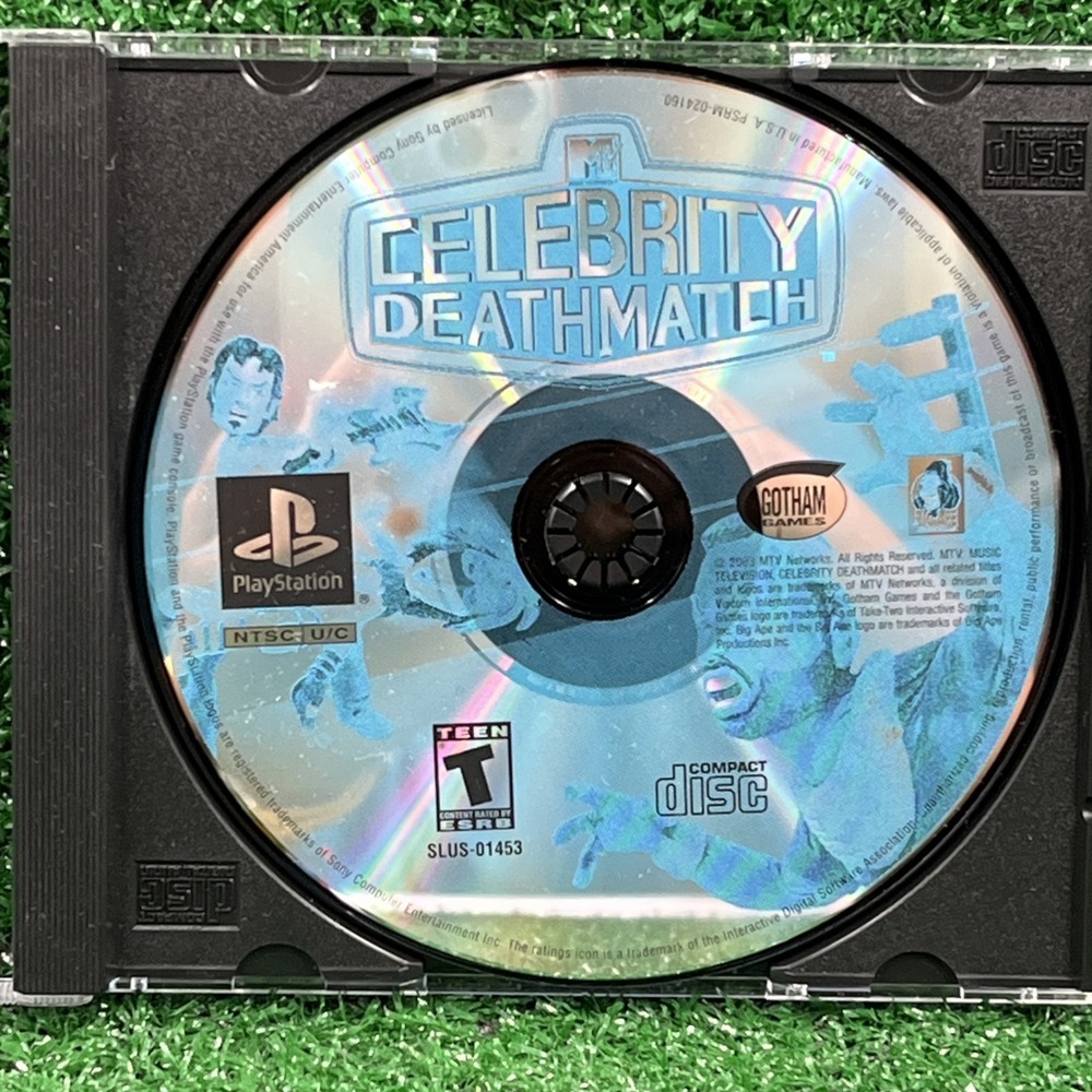 MTV Celebrity Deathmatch PlayStation‎ 1 PS1 Disc Only Tested